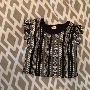 Tribal crop top
